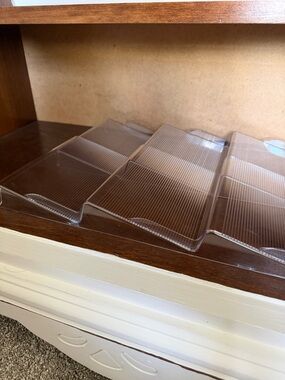Clear Plastic Seasoning Organizer Tray